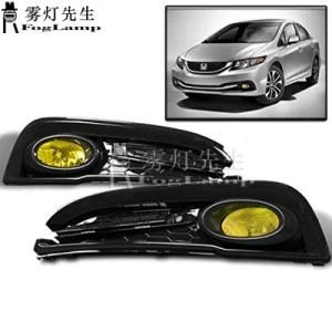 for 2013 2014 2015 Honda Civic Sedan Bumper Fog Lights Lamps Left and Right Clear Lens