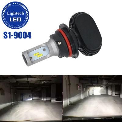 Fanless Car Accessories 4000lm 50W S1 9007 Automobile Csp LED Headlight 9004