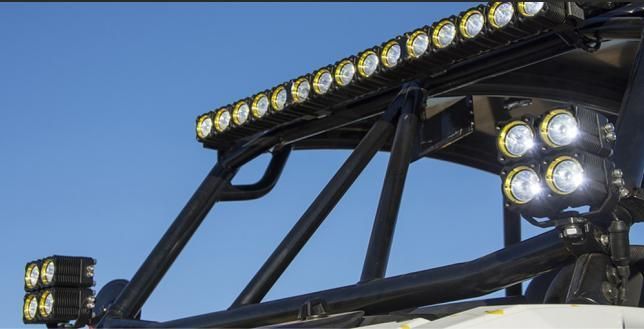 40W 6000K Spot Beam Round LED Work Light Pod Lights Work Lamp for off Road 4X4 Truck Motorcycle Jeep SUV Truck Wrangler