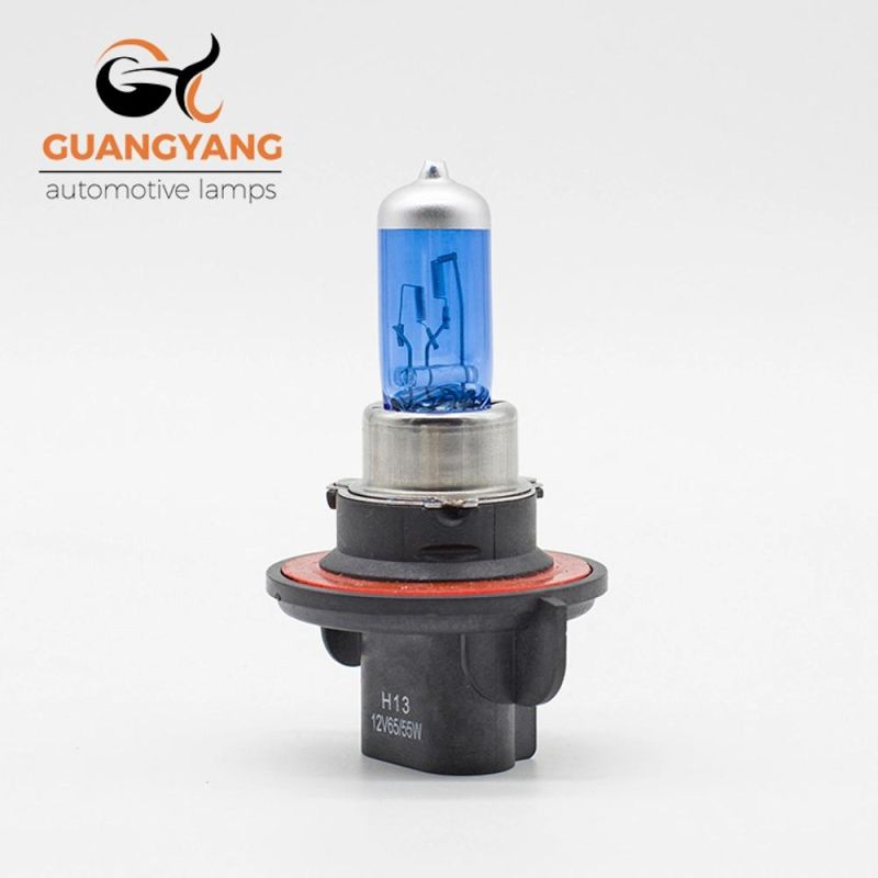 H13 12V 60/55W Super White 9008 Car Halogen Bulb Blue Color