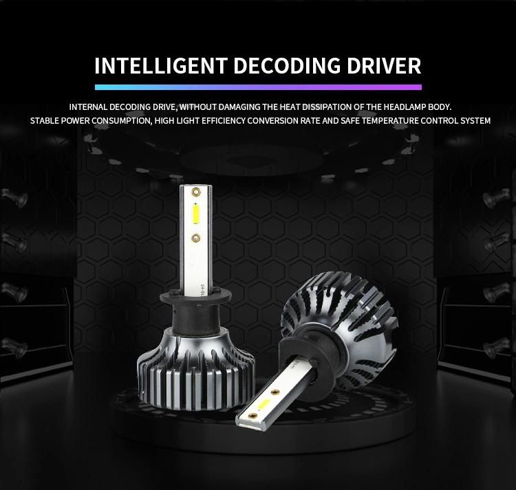 V13 Super Bright LED Headlight Bulb 9005 9006 4500lm 6000K Car LED Headlamp