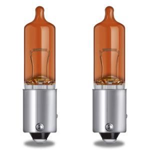 Hy21W 12V 21W Baz9s Halogen Lamps Lights Backup Fog Stop Tail Turn Auto Bulbs for Car Bus and Truck