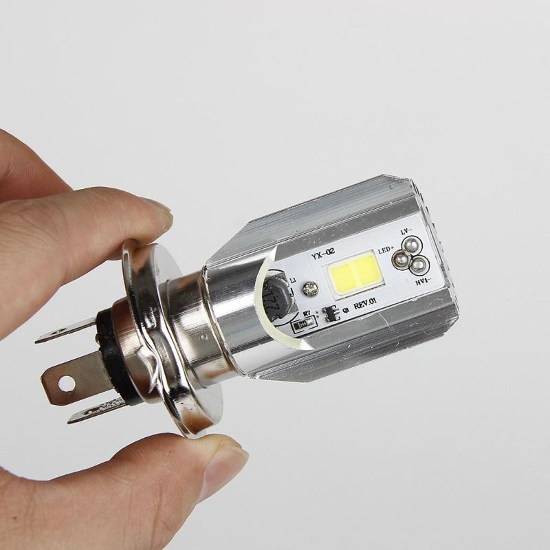 LED Motorcycle Headlight Scooter Bulb 1000lm 6000K Light