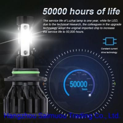 50000h LED Car Headlight 6000K LED Light Motorcycle Lights Auto Lamp