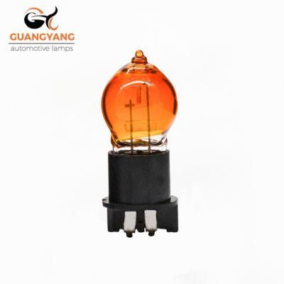 Manufacturer Pwy24W Fog Lamp Brake Light 12V 24W Amber Quartz Glass Amber Warm White Car Bulb Tail Light