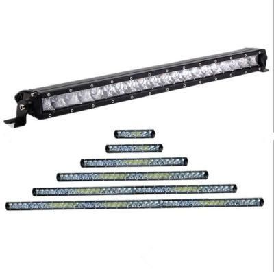21&prime; &prime; 100W Single Row LED Driving Light Bar Spot Flood Combo off Road Lights for Jeep, Cabin, Boat, SUV, Truck, ATV,