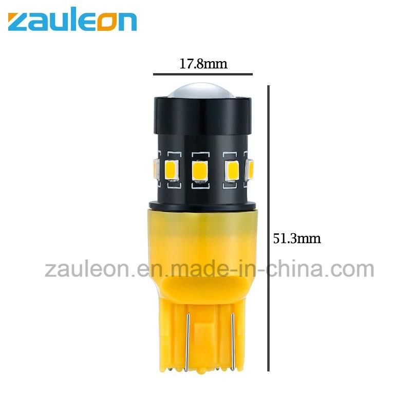 7443 T20 Amber LED Auto Bulb