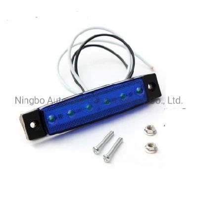 High Quality, Low Price and Small Weight 6LED Side Light 12V/24V/10-30V Truck Tailer Light