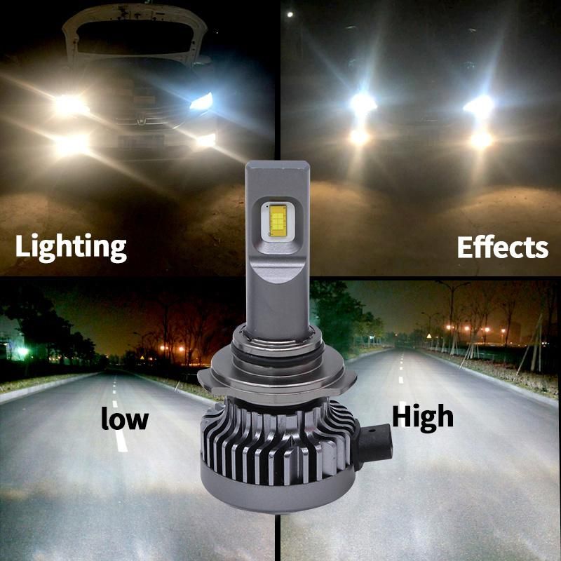 Lightech 9005 LED Headlight with Car LED Light Bar for Automobile