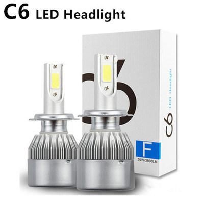 C6 H4 LED Headlight Bulbs H7 H11 H13 Hb3 Hb4 LED Car Light