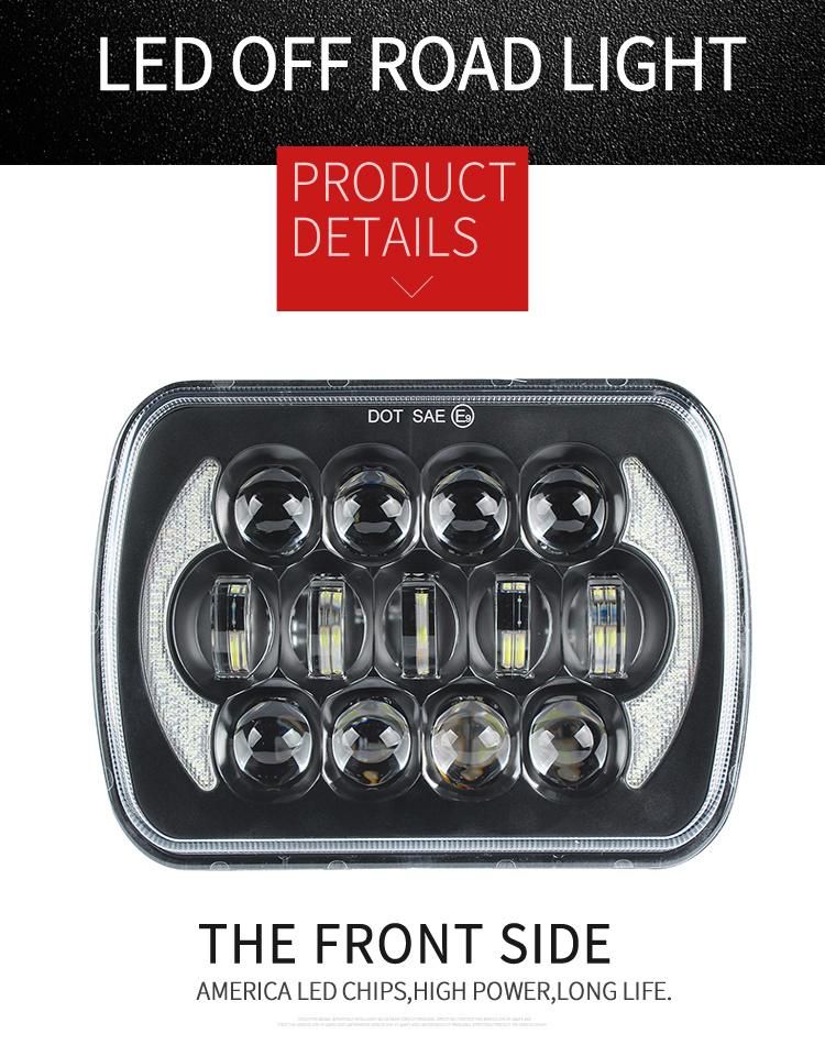 Professional LED Lights Supplier 85W 7inch Super Bright Flood LED Working Light with Lens
