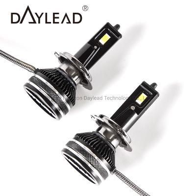 Double Cooper Tube High Power 9012 9007 H11 H1 H4 Projector LED Headlights