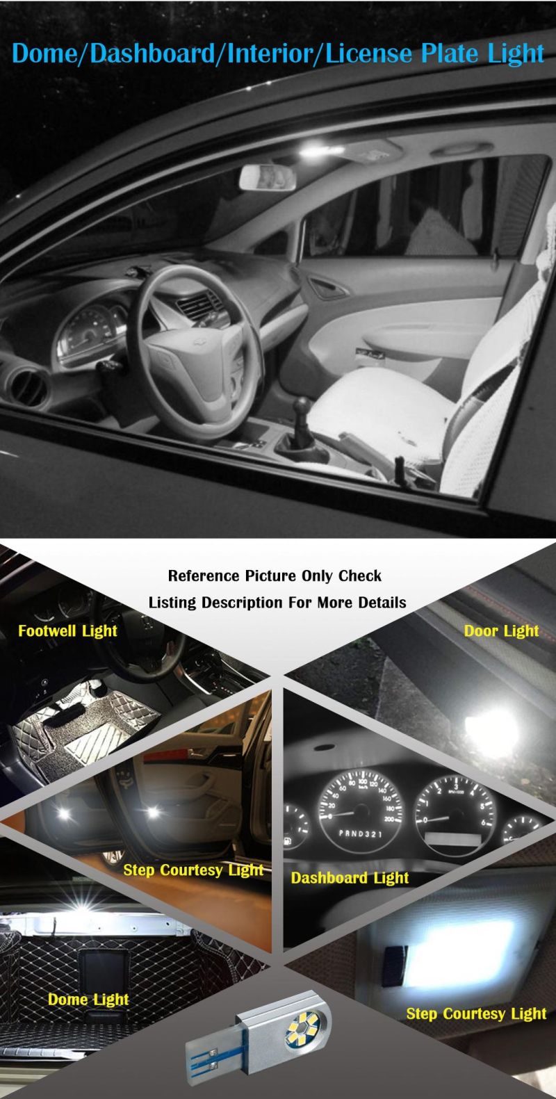 New USB-Shaped LED 194 Car Light LED Auto Light