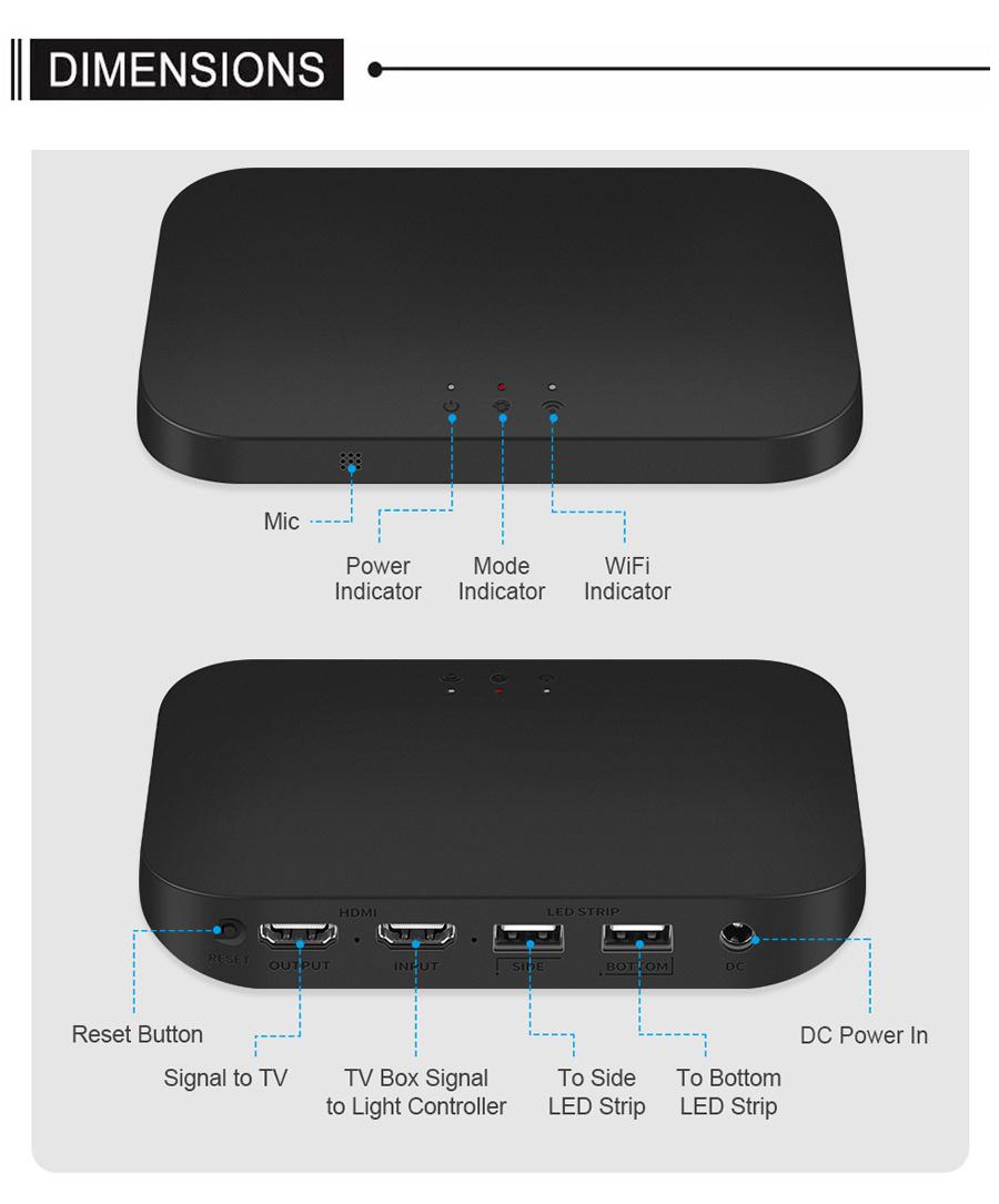 APP Sync TV HDMI Screen Sync Lamp LED Light Strip