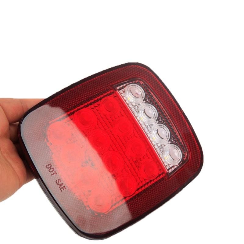 16LED Square Combination Trailer Tail Lights
