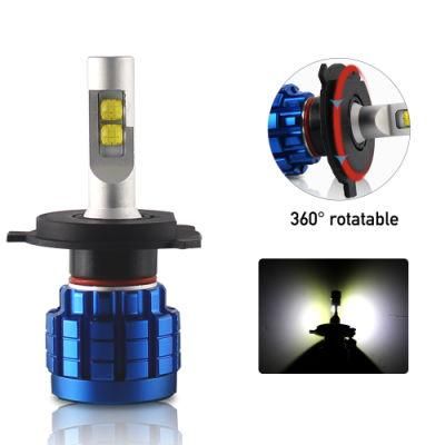 New 20000 Lumen Q10 Fanless Osram Super Bright 6500K High Low Beam H7 LED H4 Auto Car Light LED Headlight