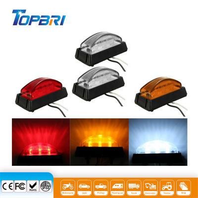 White Amber Red LED Side Marker Light for Trucks 4X4