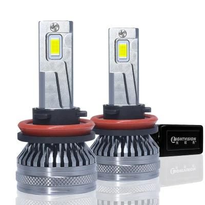 M8 LED Csp 3570 Chip LED Head Light with Fan LED H7 H4 LED Headlight