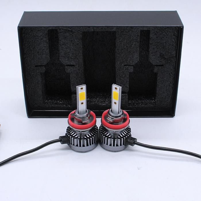 Lightech 2018 New Mini 3000K 30W Yellow LED Fog Headlight H11 for Car