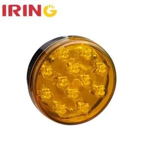 Waterproof LED Amber Indicator Turn Signal Tail Light for Bus Truck Trailer with E4 (LTL0635A)