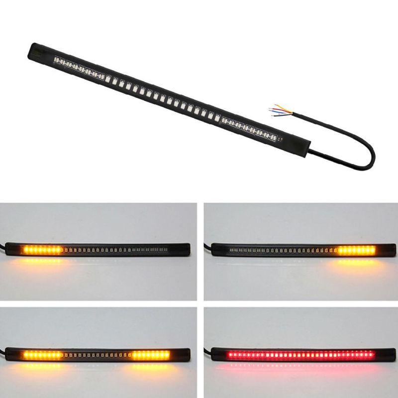 Motorcycle LED Strip Turn Signal Light Bar Brake Tail Lamp