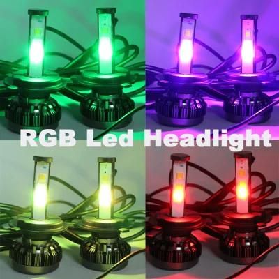 Auto 36W RGB LED Car COB Headlight