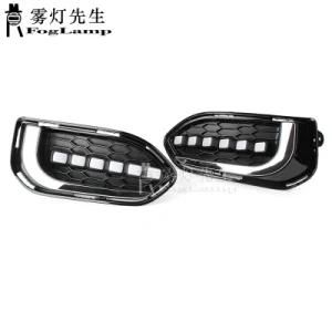 for Honda Fit Jazz 2018 Car LED Fog Light Front Bumper Daytime Running Lights Driving Lamp DRL Left+Right 1pair
