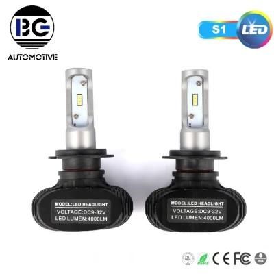 Hight Power S1 LED Headlight 9005 9007 H13 H4 Auto Lamp