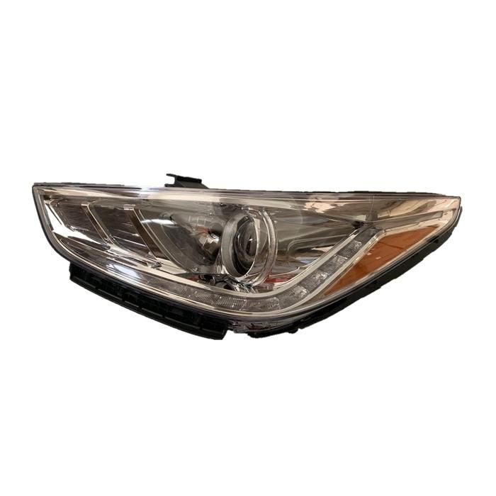 Auto LED Head Lamp for Hyundai Accent′ 17 White with Yellow Corner 92101-H6500 92102-H6500 Headlight