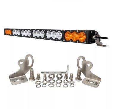 30W 60W 90W 120W 150W 180W 240W White Amber Combo Single Row LED Light Bar