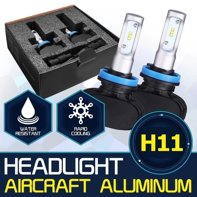 S1-Csp H4 Car LED Headlight 100W 6000K 8000K LED Waterproof LED Car Headlight 9006