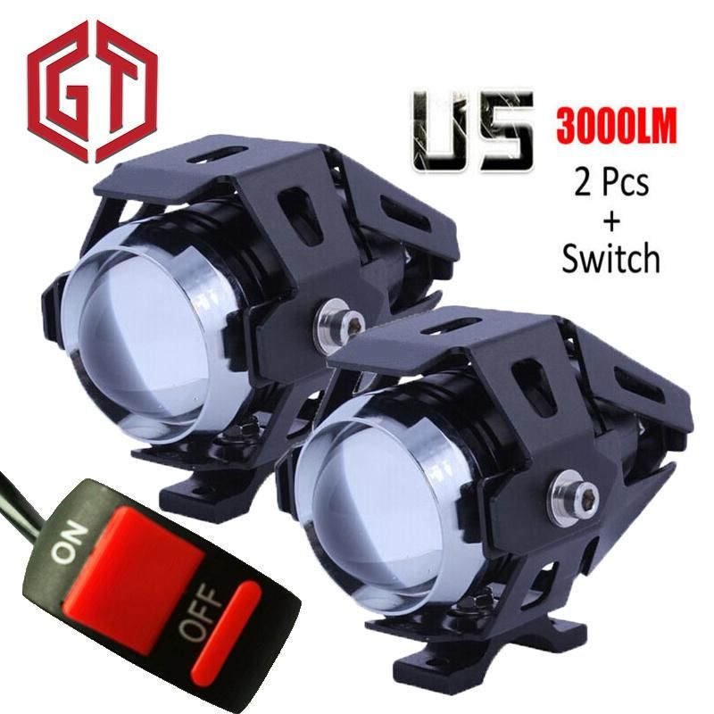 Motorcycle Headlights, Electric Car Modification Lights, LED Spotlights, U7 Laser Cannons, Angel Eye Lights, High and Low Flashes