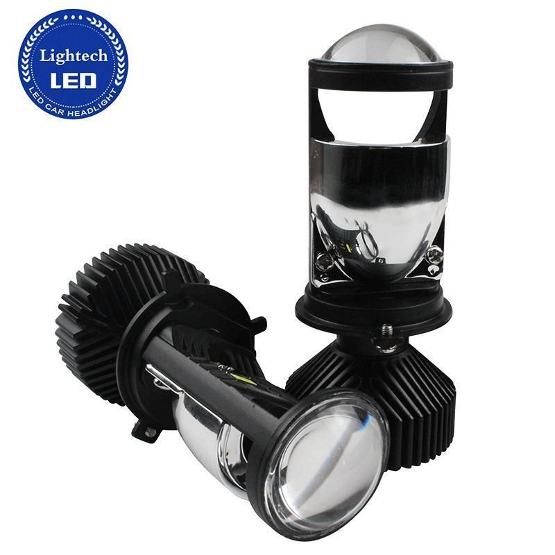 Best High Quality P4 H4 Headlight Projector Lens Super Bright Canbus Projector H4 Mini LED Lens for Auto Headlight