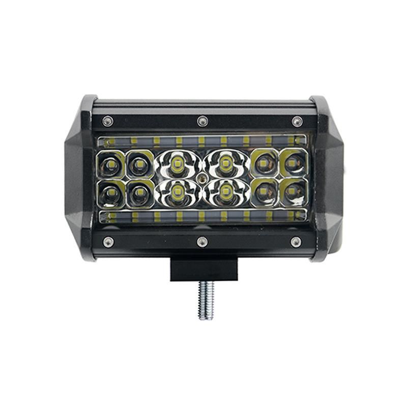 Quad Row High Power 90W Blue LED Flashing Light Bar