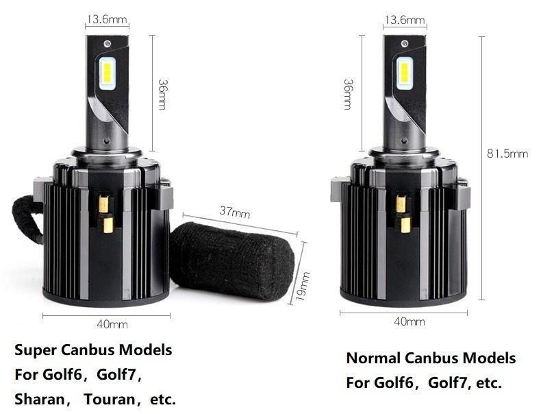 Golf 7 LED Headlight Decoding Low-Beam Light Bulb Touran L Sharan Scirocco Special Low-Beam Headlight