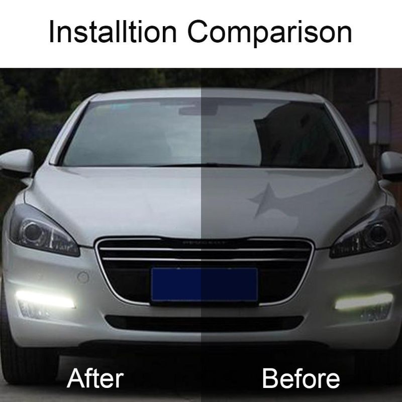 Hot Selling Car 17cm Daytime Running Lights Ultra-Thin Waterproof COB White Blue Multicolor Optional Daytime Running Lights