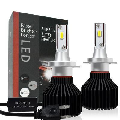 High Power Universal Auto Car Small LED Headlight Bulbs for M6 9005 9006 H7