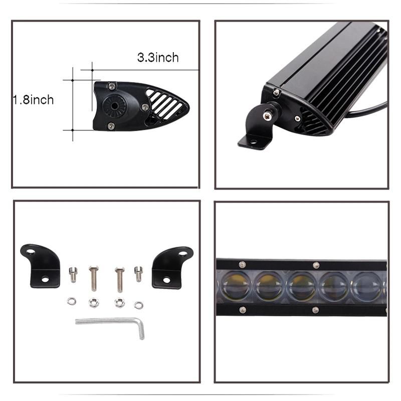 Single Row 4X4 Vehicle LED Lightbar 150W