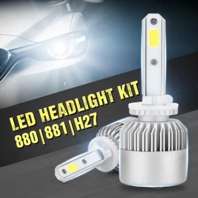 Wholesale Cheap 880 881 H27 S2 LED Headlight 72W 8000lm