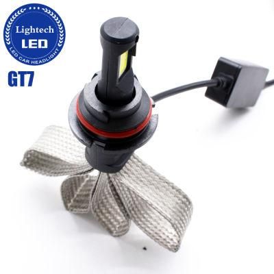 Auto Part S1 Gtp7 Fanless H4 COB LED Car Headlight for Cars Motorcycle