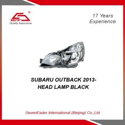 High Quality Car Auto Head Lamp Light Black for Subaru Outback 2013-