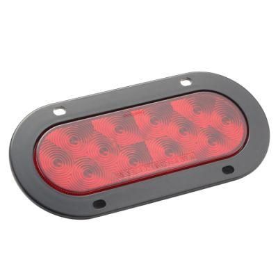 Good Supplier DOT 24V 12V 6 Inch Oval LED Rear Stop Taillights Trailer Truck Signal Lights