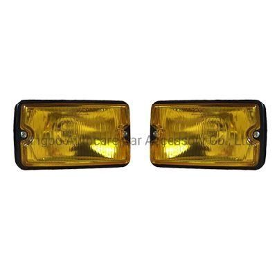 12V 55W 4-Inch Square Head Light Amber Denji Jeep Fog Lamp