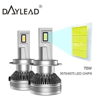 Super Bright 75W 7500lm One Bulb LED Headlights High and Low Beam 9003 LED Headlight Bulb