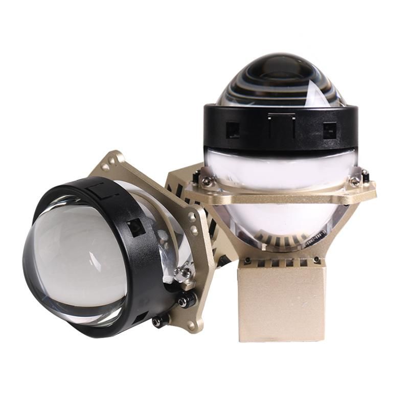 China Factory Hot Sale High Quality Super Bright Car Light Replacement 3 Inch A8l Laser Headlight 58W 6000K LED Projector Lens Headlamp Conversion DIY Kits