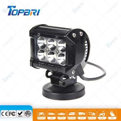 Shockproof Barras 18W New ATV Motorcycle LED Light Bar