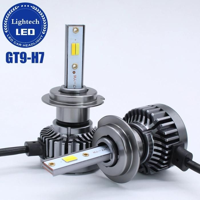 Gt9 Auto Three Color LED Bulbs H7 Car LED Headlight
