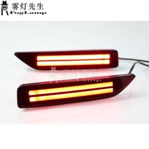 2PCS for Honda CRV Cr-V 2007 2008 2009 Multi-Function LED Rear Bumper Light Rear Fog Lamp Auto Bulb Brake Light Straight Style