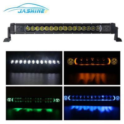 New Product! ! 150W Single Row Light Bars Car Truck Motorcycle Accessories LED Offroad/Tractor Auto LED Light Bar with Skull