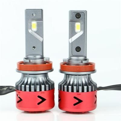 High Power H1 48W 12V 24V Turbo Fan Cooling H1 LED 4500lm Canbus Auto LED Headlight Bulbs H1 for Car